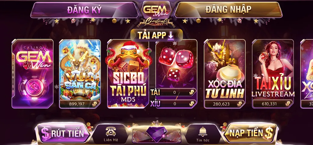 App tài xỉu Gemwin hấp dẫn không thể chối từ